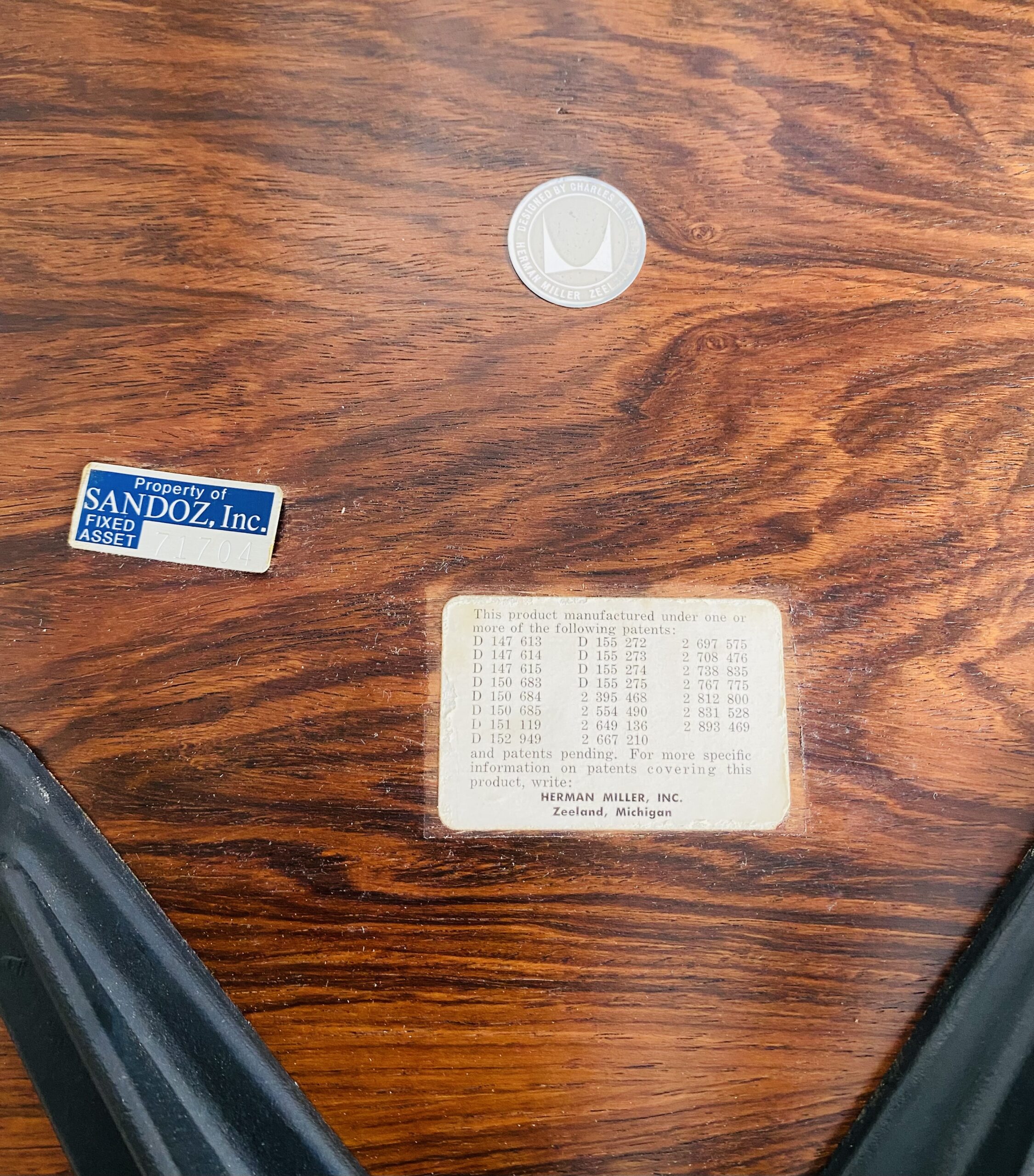 Early Eames Lounge Chair by Charles & Ray Eames for Herman Miller - Image 9
